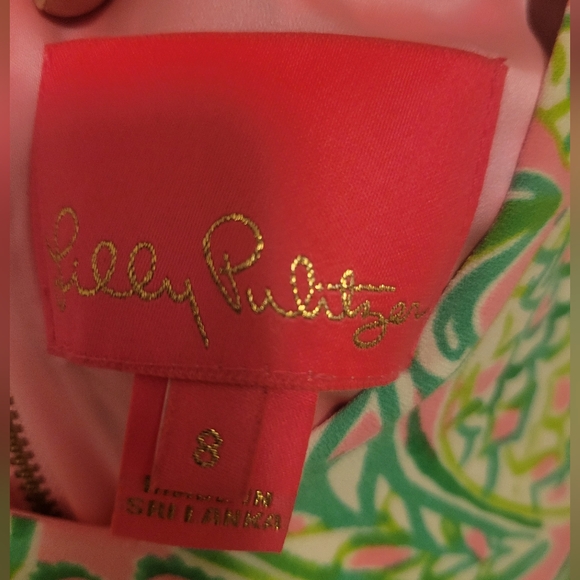 Lilly Pullizter Ronnie Romper Mandevilla Baby Fins and Flippers Print. Size 8. - Picture 2 of 5